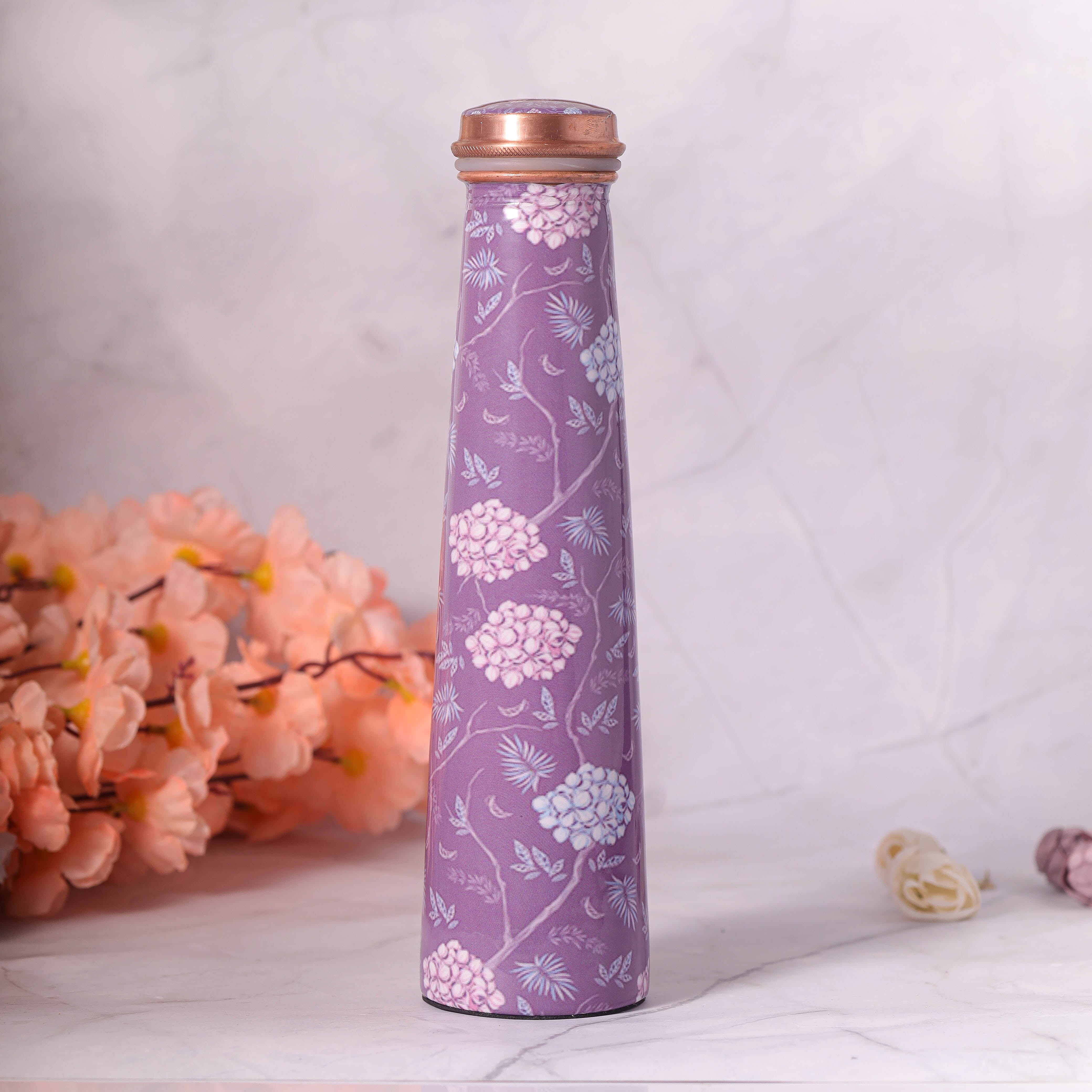 Periwinke Copper Bottle